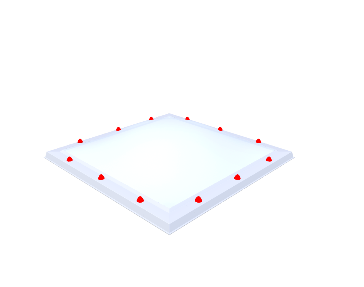 Skylux lichtkoepel 100x100 cm - Skylux