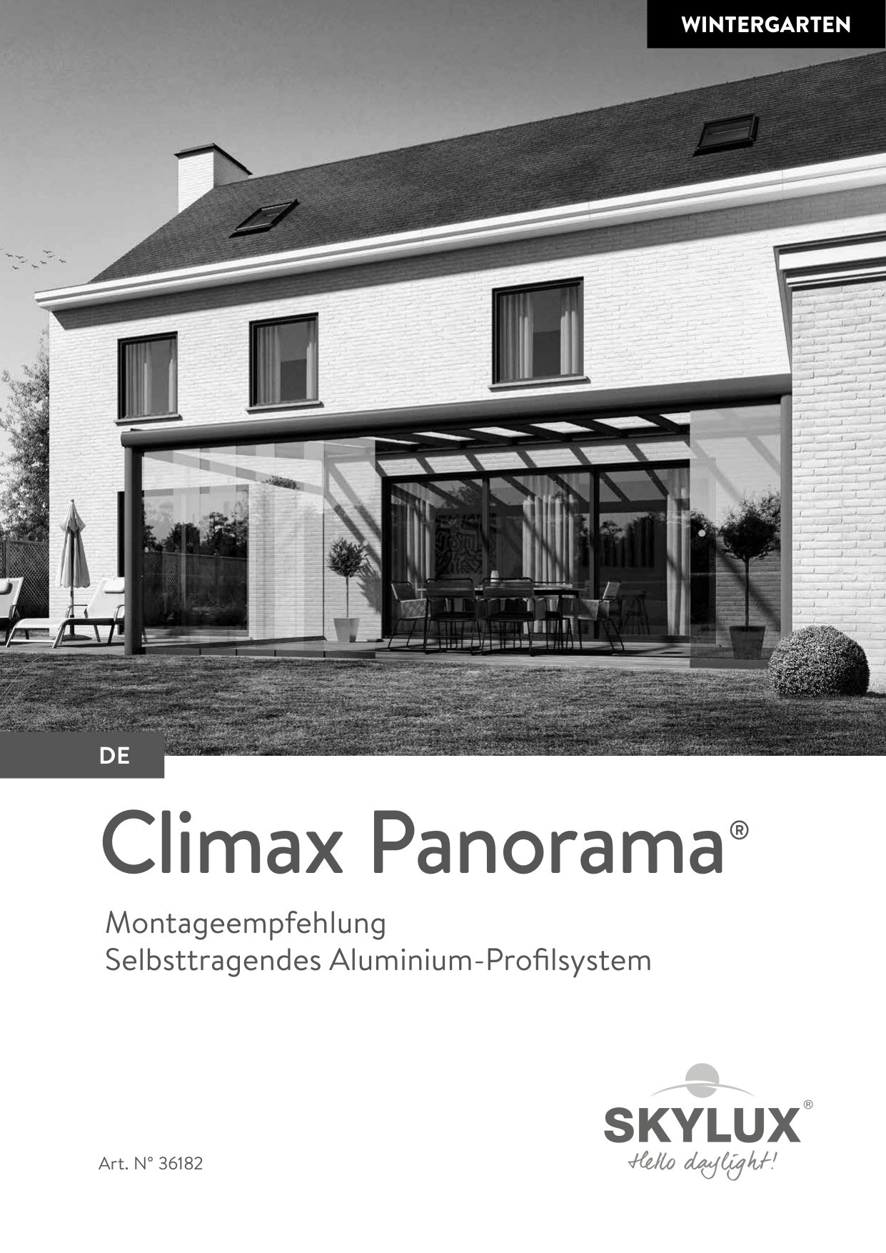 Installation instructions - Climax Panorama
