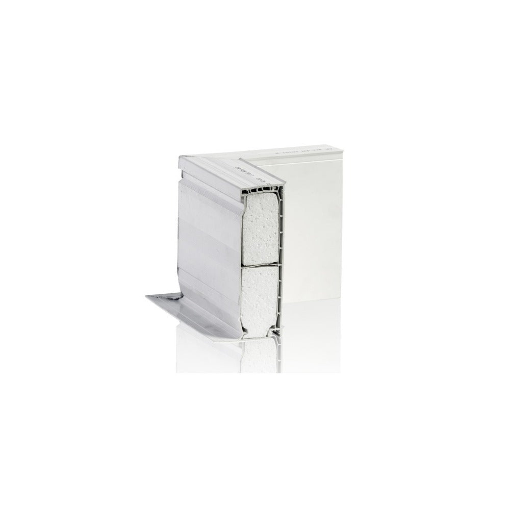 Muster-Stahlwinkel PVC-Aufsatzkranz 20/00 mit Flansch - Art.-Nr. 43348