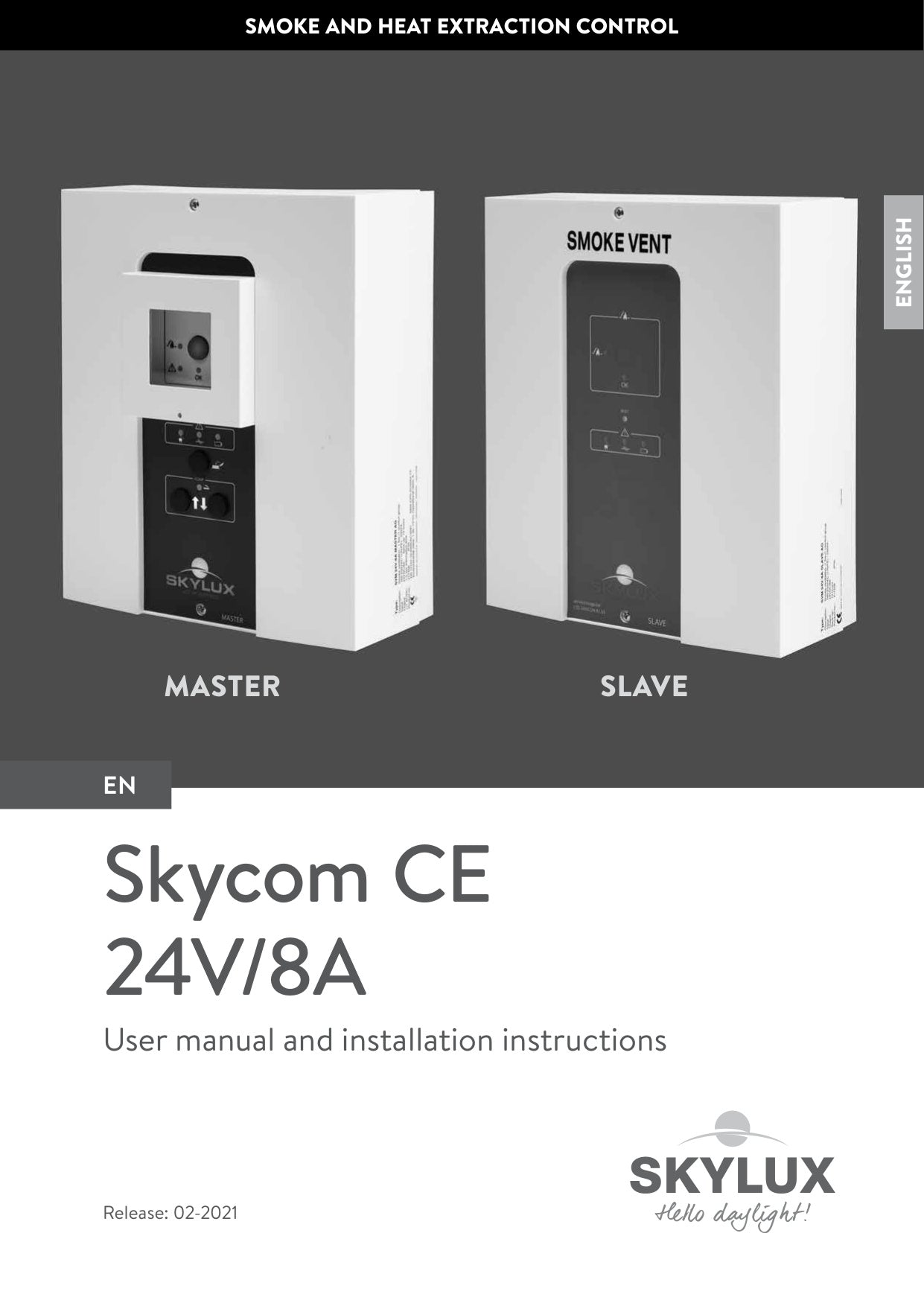 Montagehandleiding Skycom Controle Units - Skylux