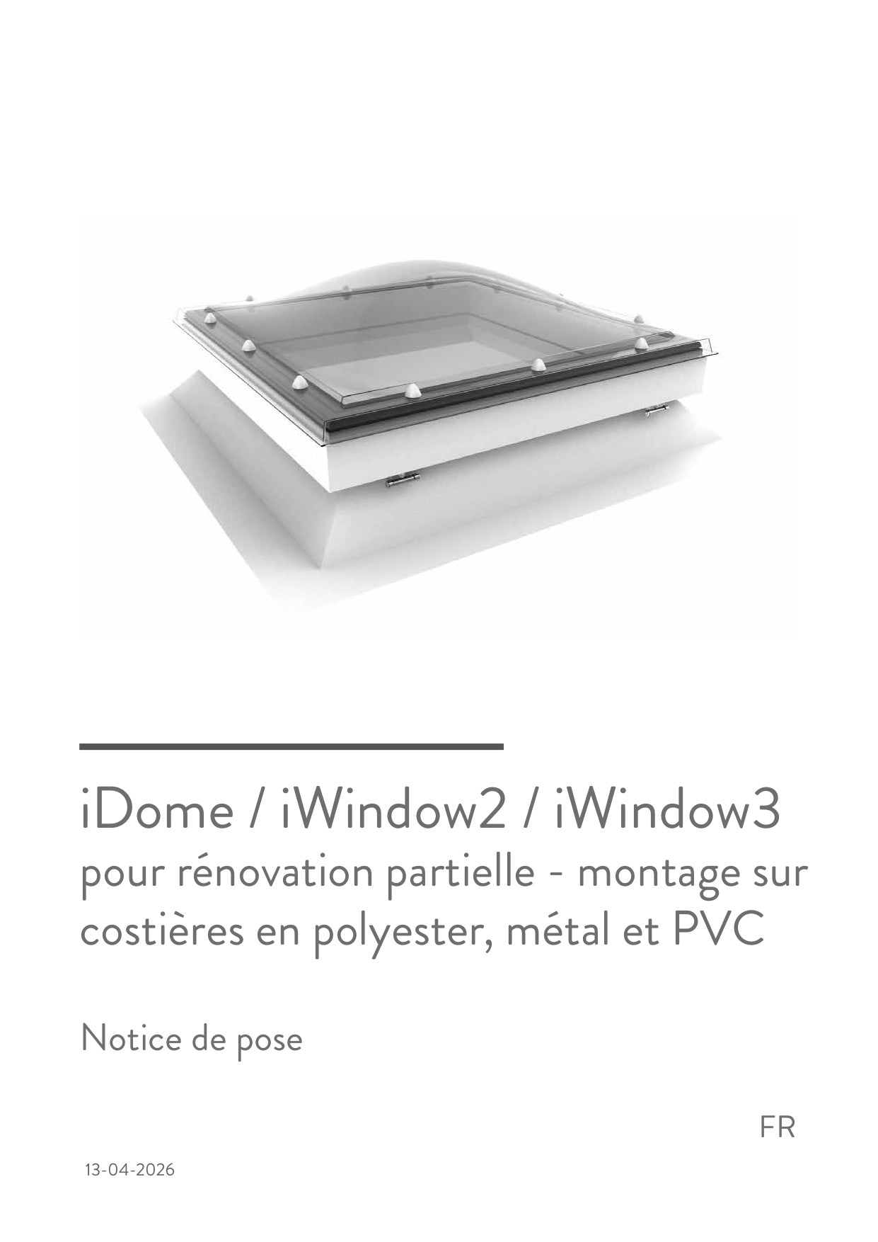 Notice de pose iDome - Skylux