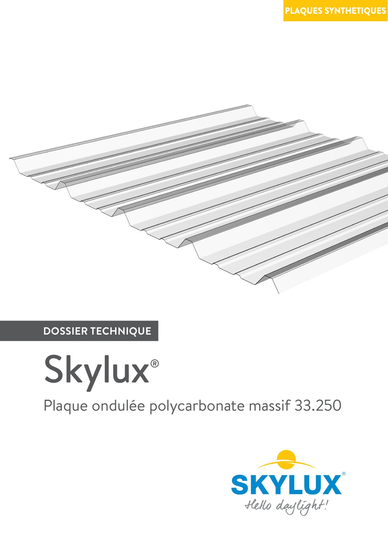 Dossier technique plaques synthétiques - Skylux