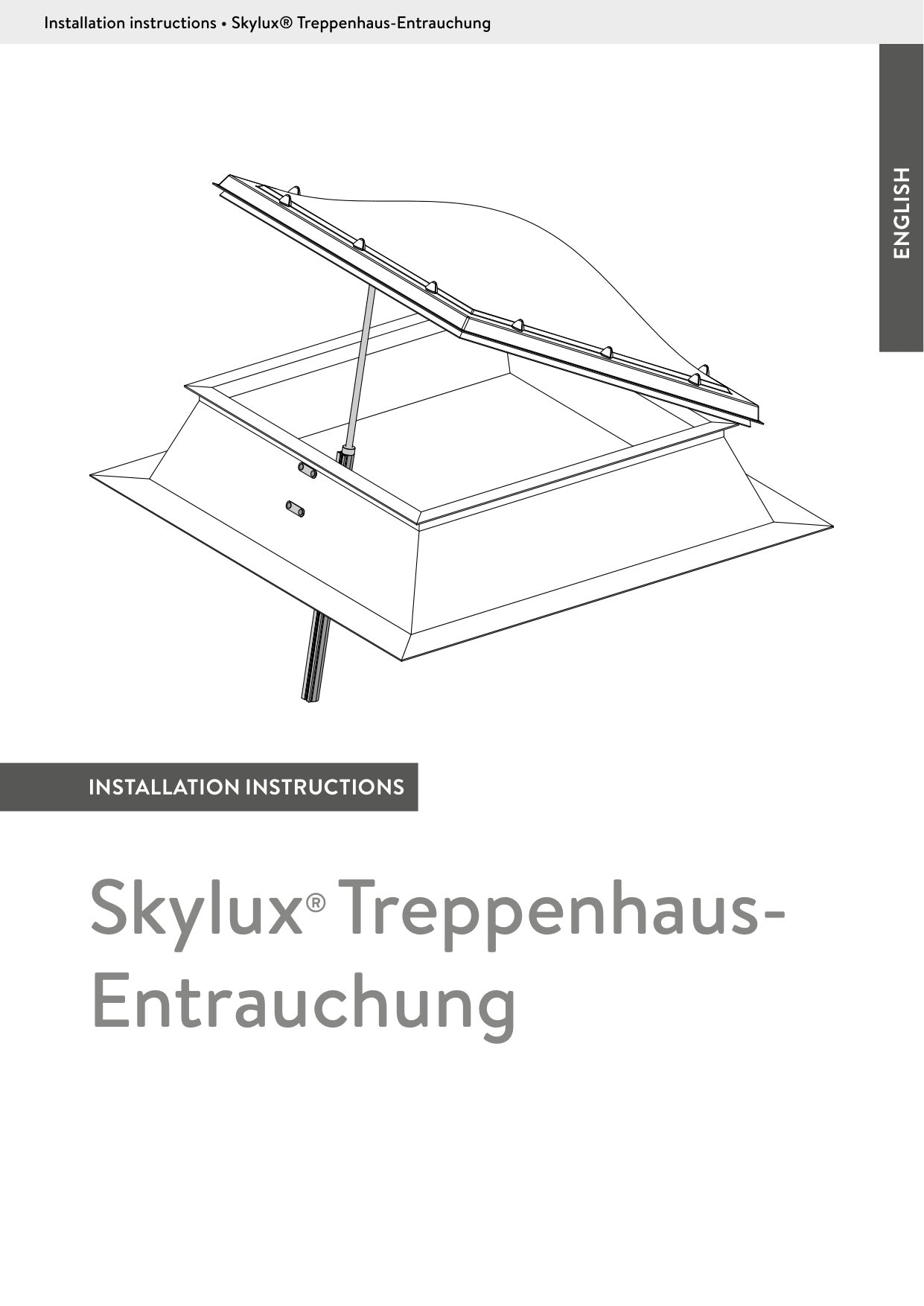Montageanleitung • Skylux® Treppenhaus-Entrauchung - Skylux