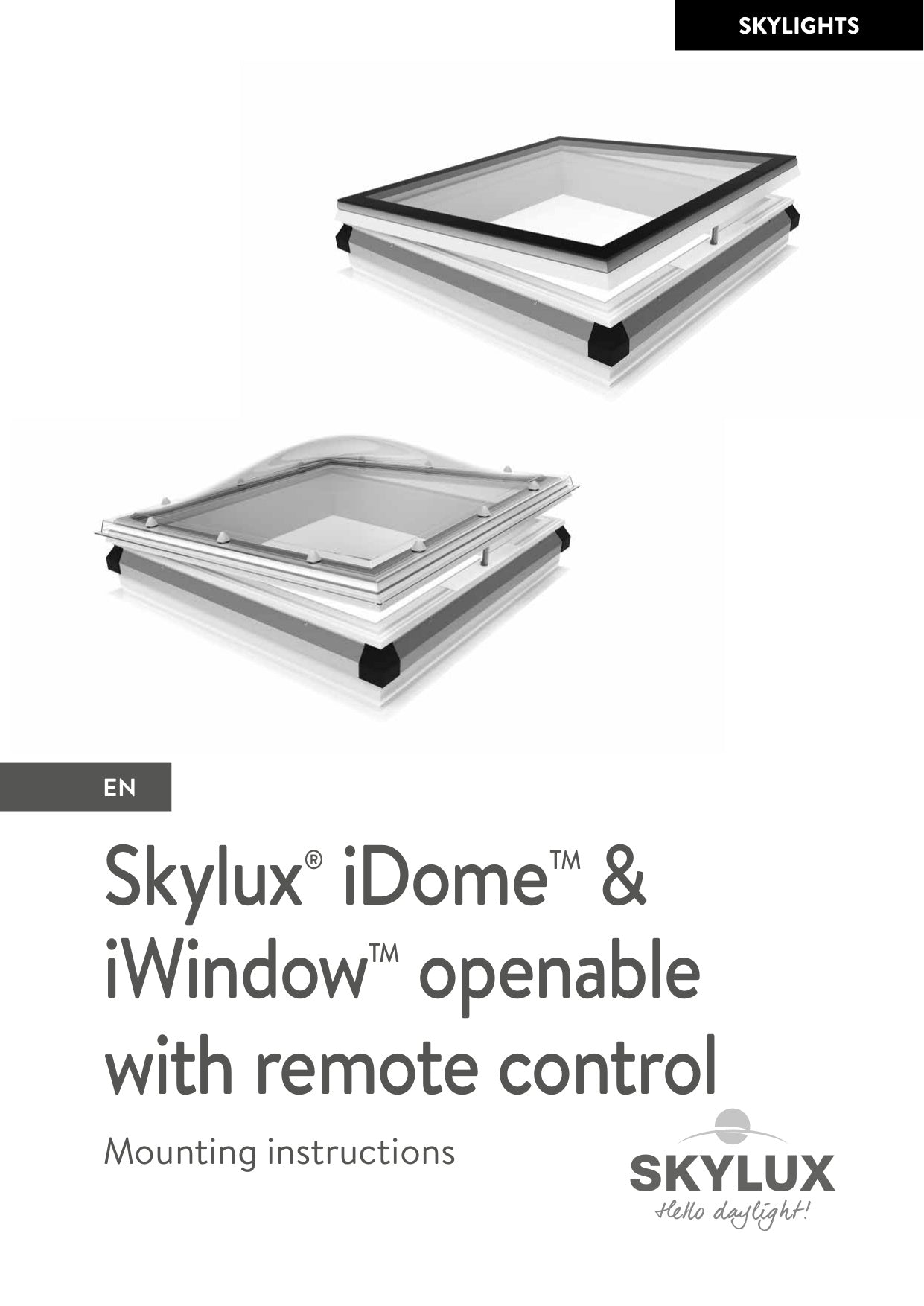 Montagehandleiding iDome - Skylux
