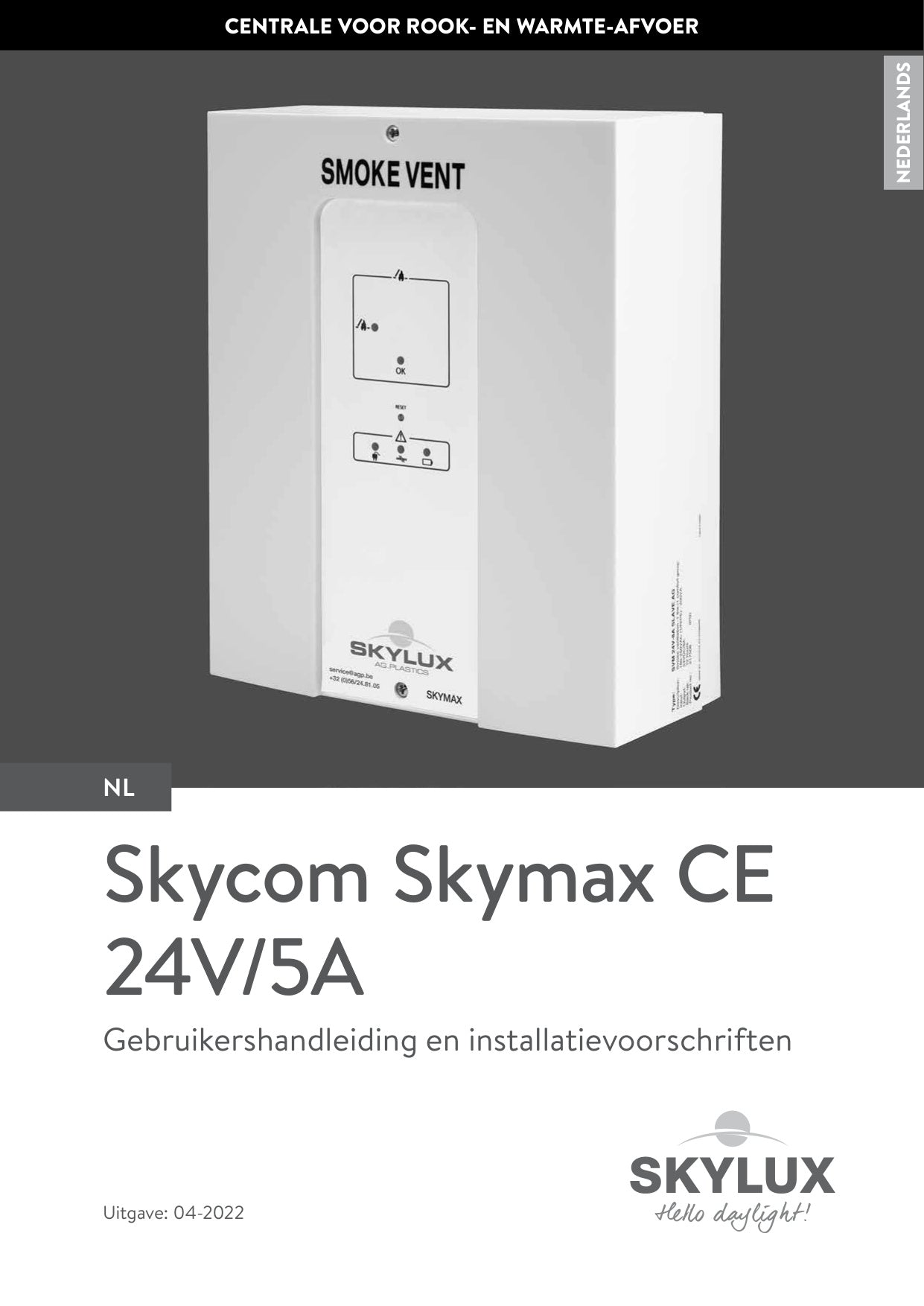 Montagehandleiding Skycom Controle Units