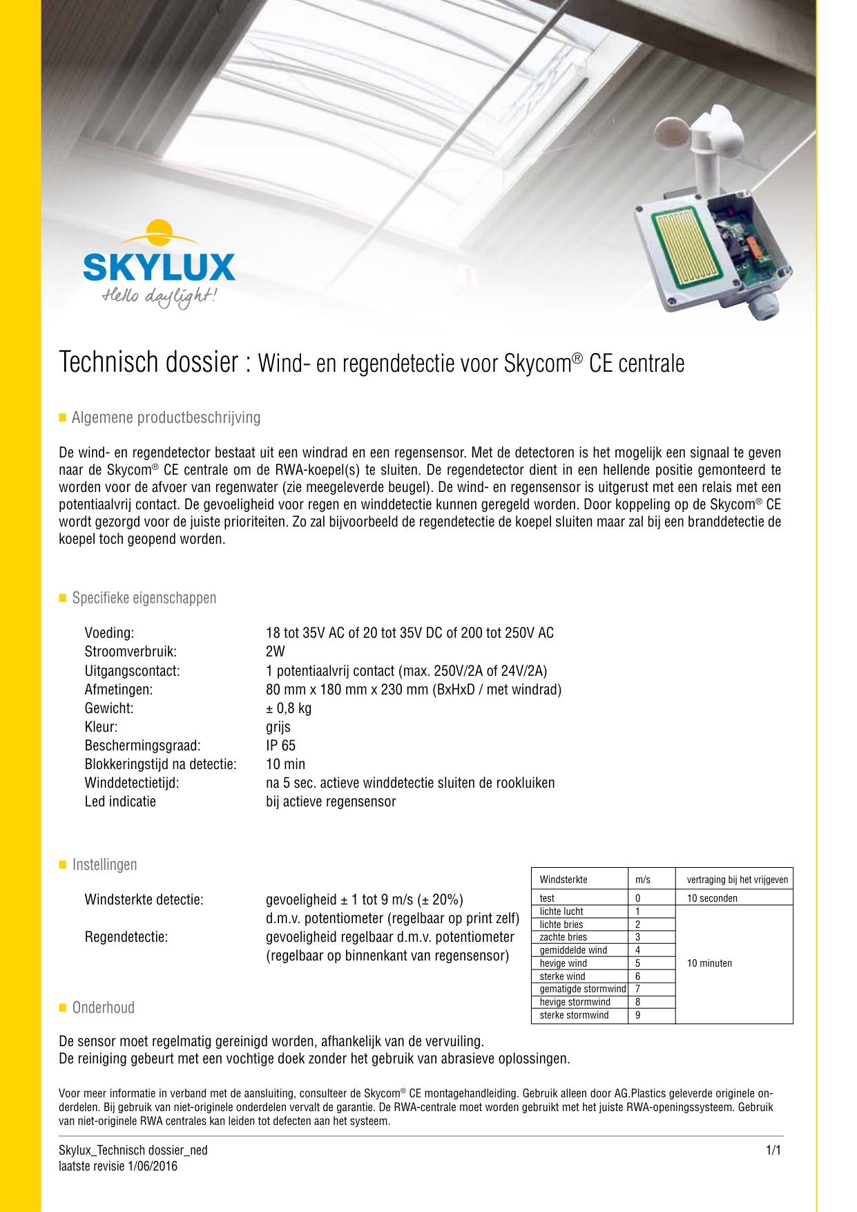 Dossier technique interrupteurs, boutons-poussoirs & détecteurs - Skylux