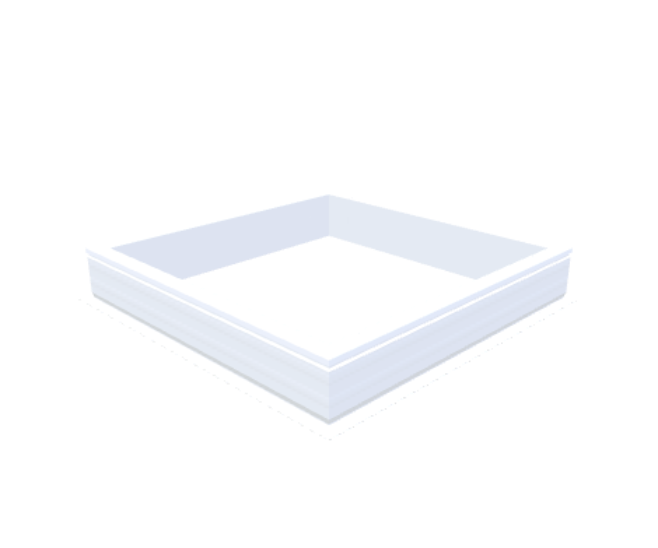 PVC-Opstand 110x110 cm - Skylux