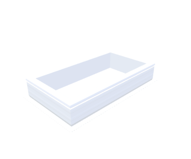 PVC-Opstand 50x100 cm - Skylux