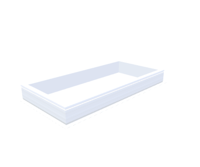 PVC-Opstand 75x165 cm - Skylux