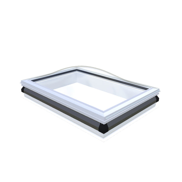 Skylux iDome raam - vaste uitvoering helder 0400 x 1000 mm