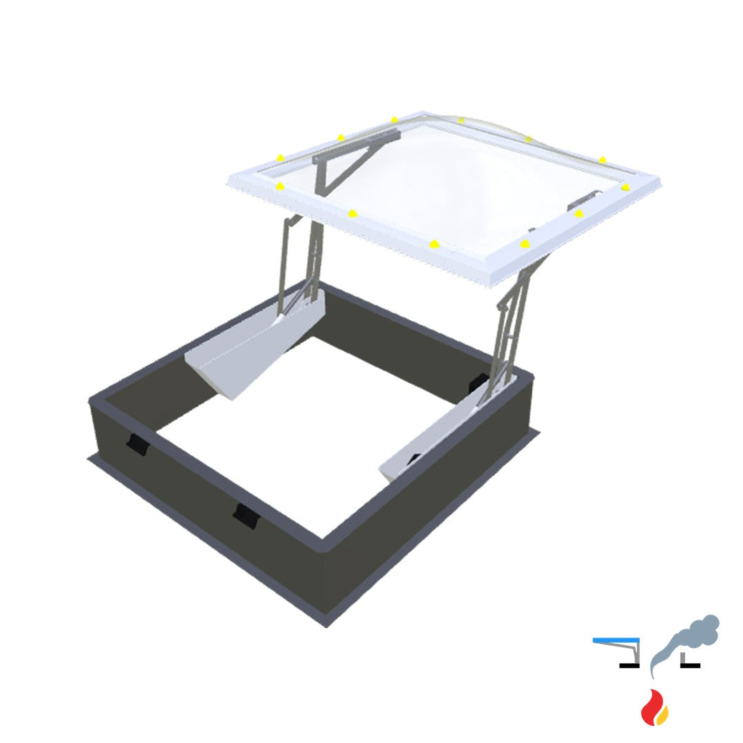 Skymax CE met metaalopstand 30 cm 1200 x 1200 mm