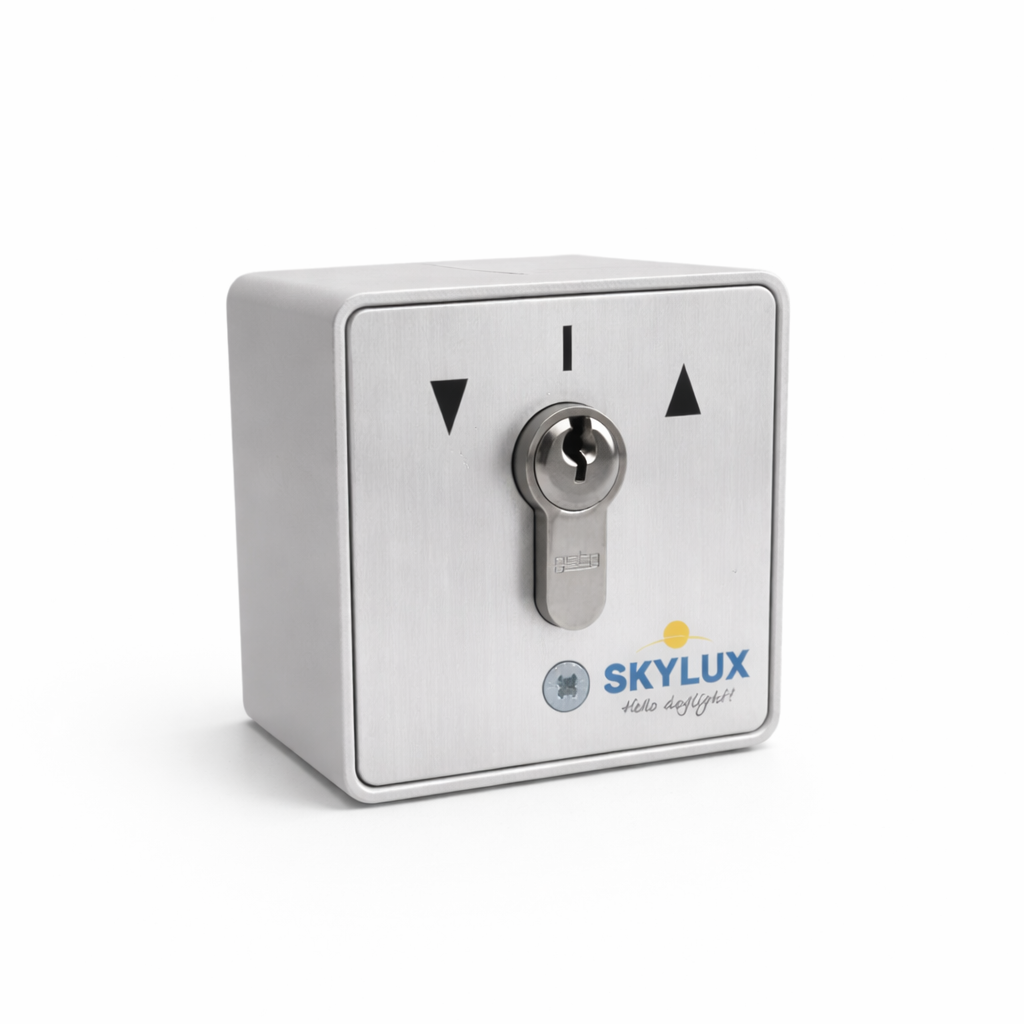 Sleutelschakelaar Gira UP-AP 1-polig wit glanzend (RAL9010) - Skylux