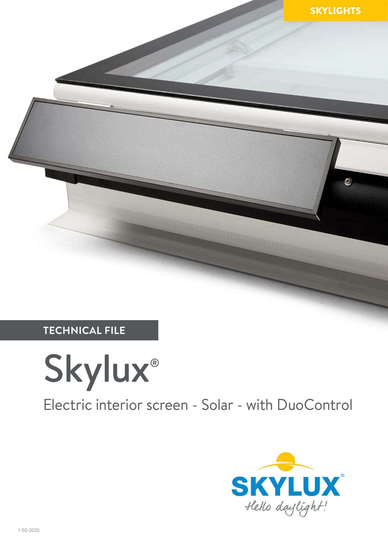 Technische Daten Elektrischer Innensonnenschutz Solar