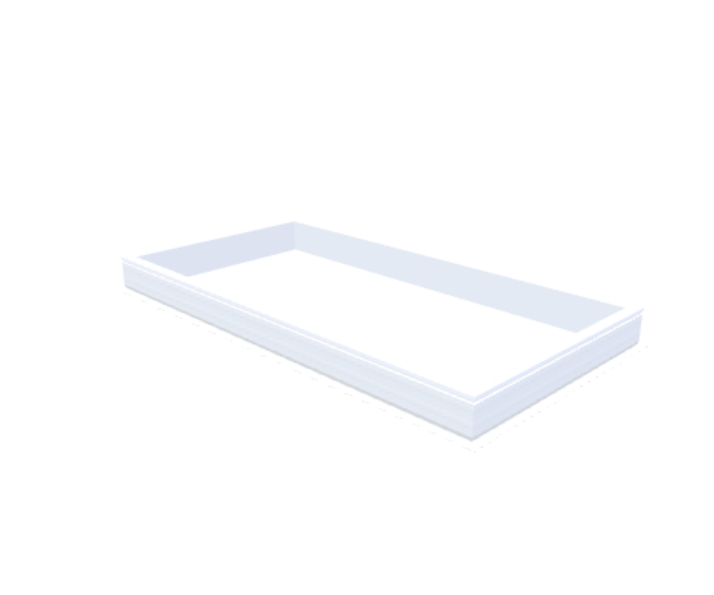 pvc-opstand 20/00 EP 1200 x 2400 mm - Skylux