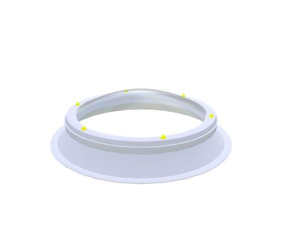 Ronde Polyester Opstand met Diameter 500mm
