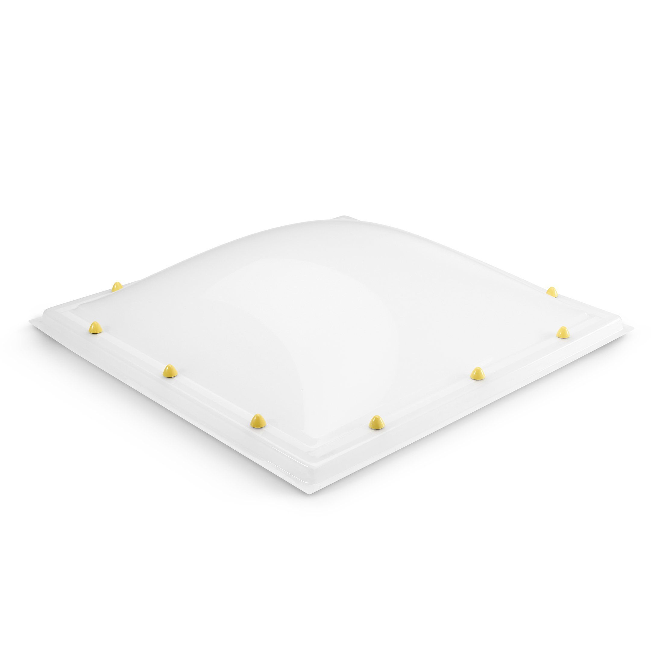 Skylux Acryl-Lichtkuppel 4-wandig - opal 1050 x 1050 mm