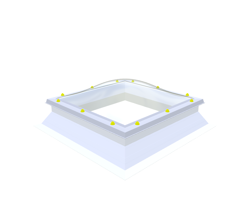 PVC-Opstand 1300 x 2800