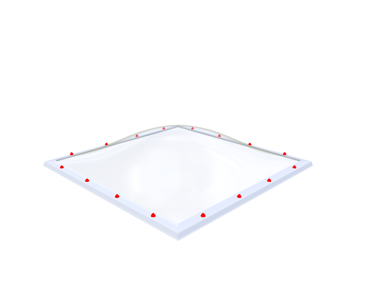 Skylux lichtkoepel 180x180 cm - Skylux