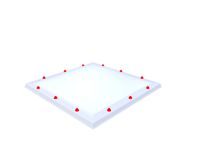 Skylux lichtkoepel 100x100 cm - Skylux