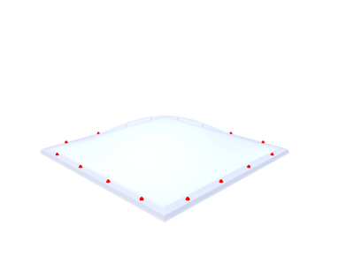Skylux lichtkoepel 180x180 cm - Skylux