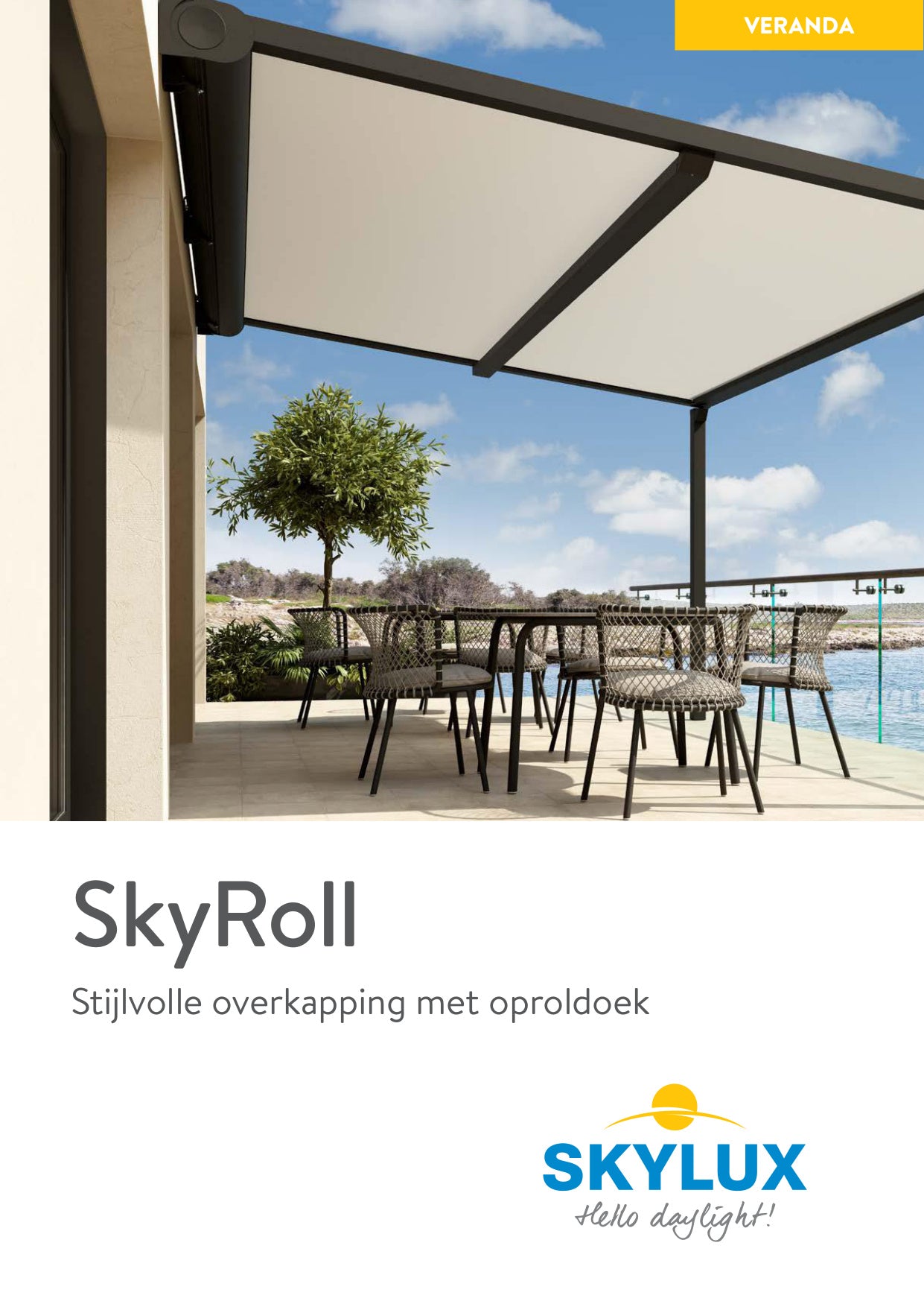 Brochure pergola avec toile enroulable - Skyroll - Skylux