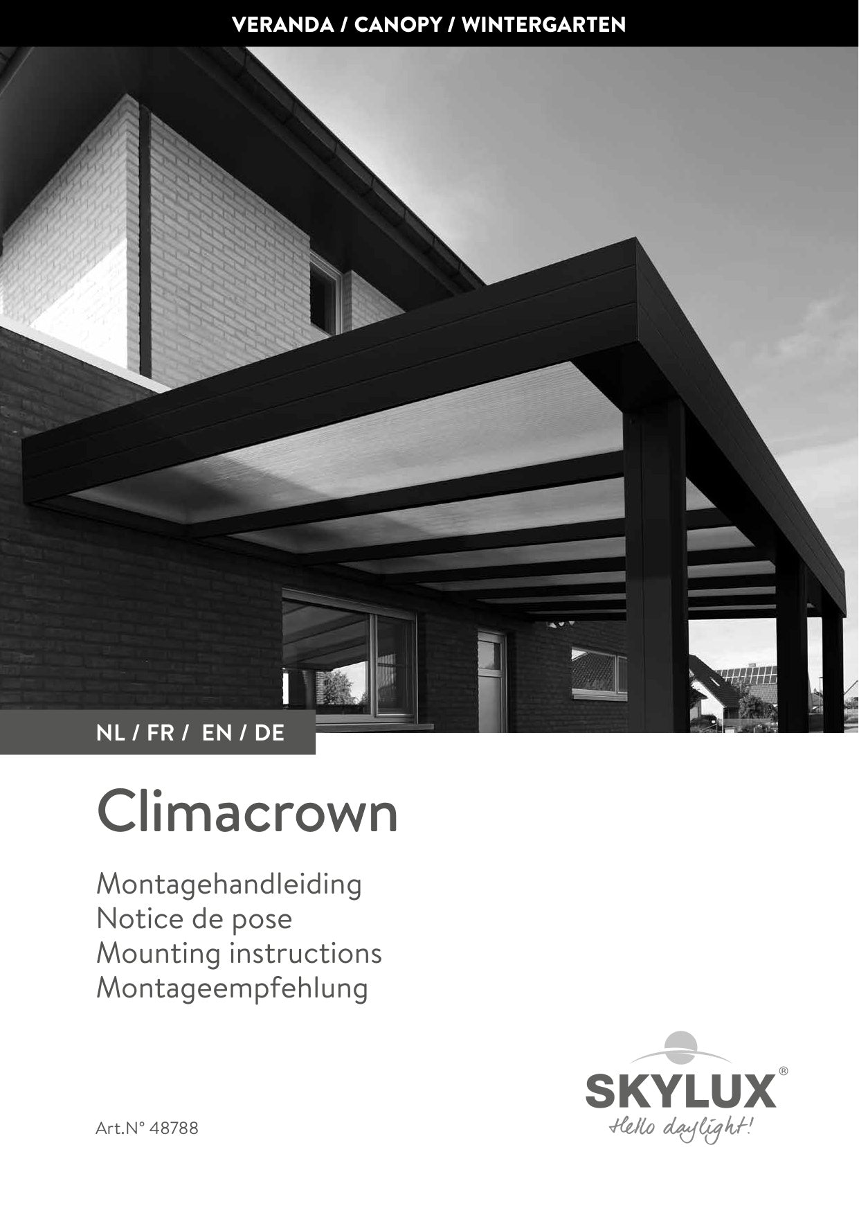 Montagehandleiding Climacrown - Skylux