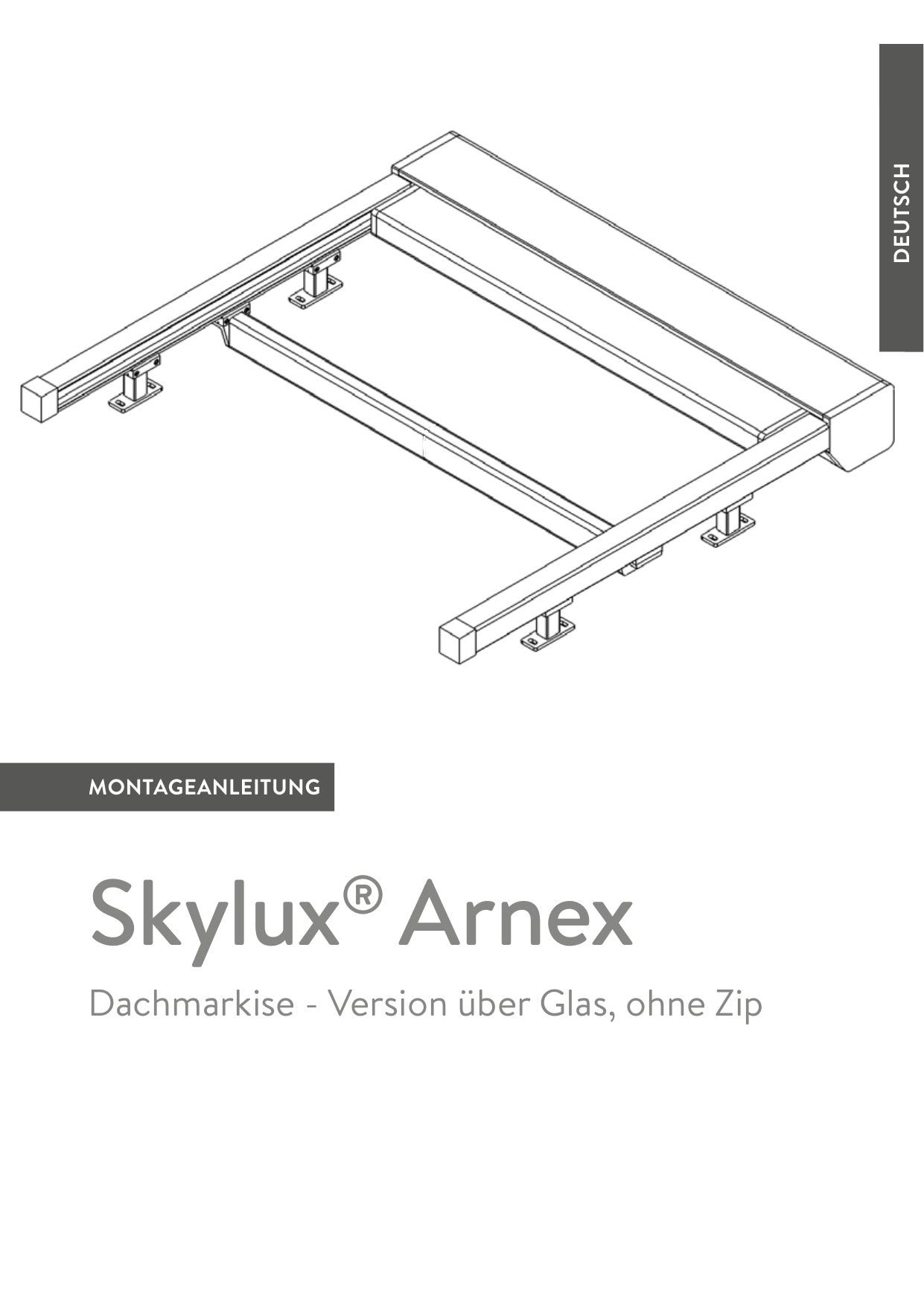 Montagehandleiding Zonwering Veranda - Skylux