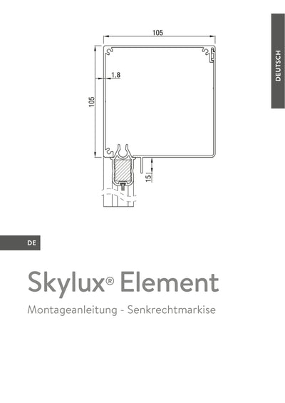 Montagehandleiding Zonwering Veranda - Skylux