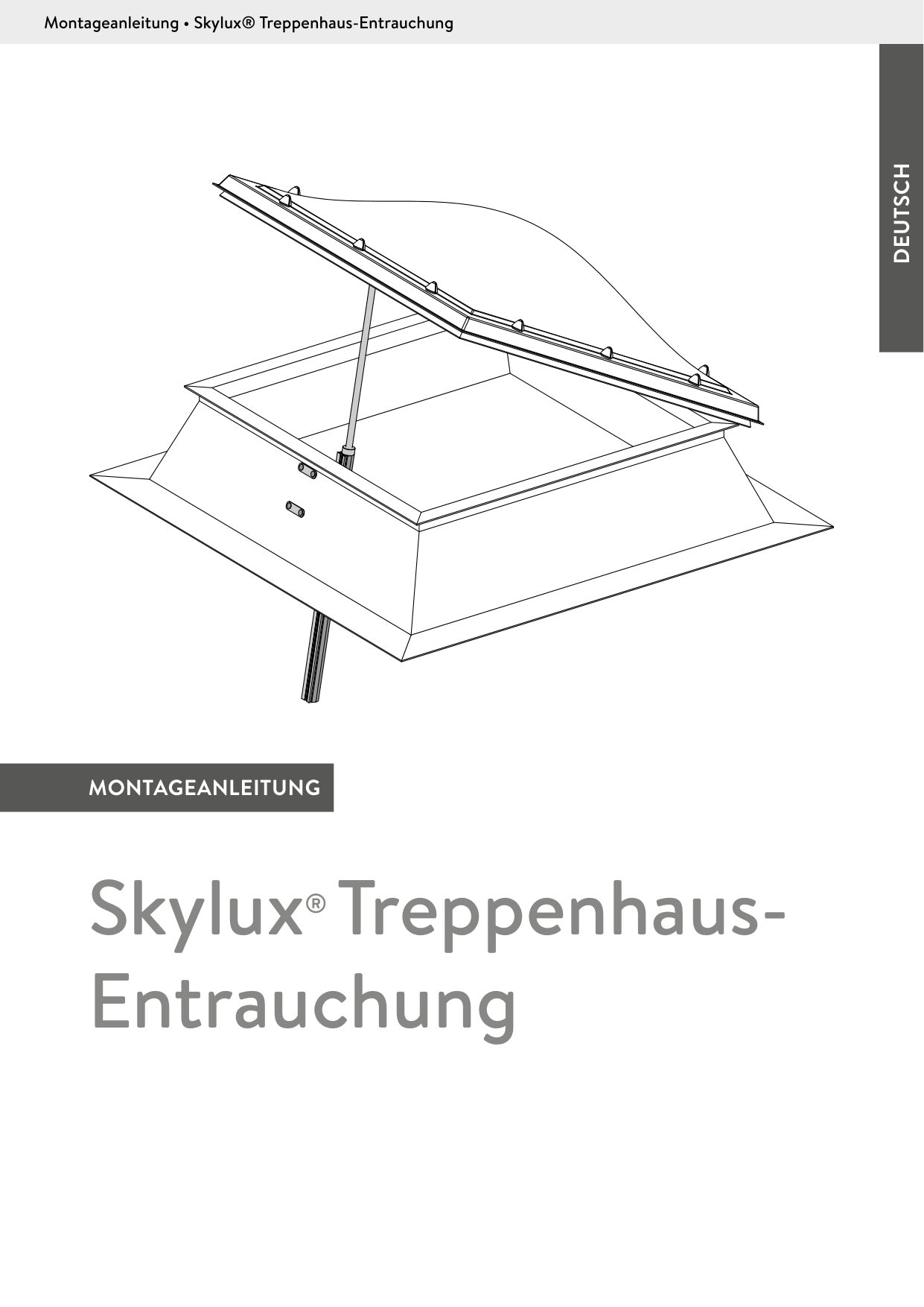 Montageanleitung • Skylux® Treppenhaus-Entrauchung - Skylux