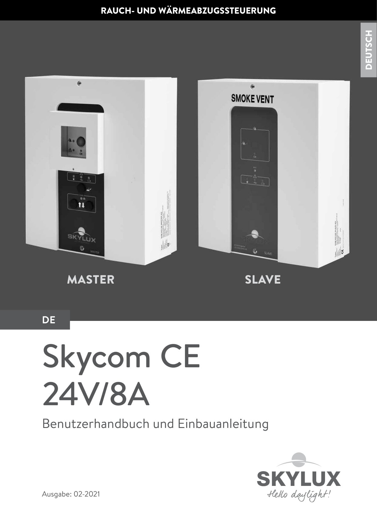Montagehandleiding Skycom Controle Units - Skylux