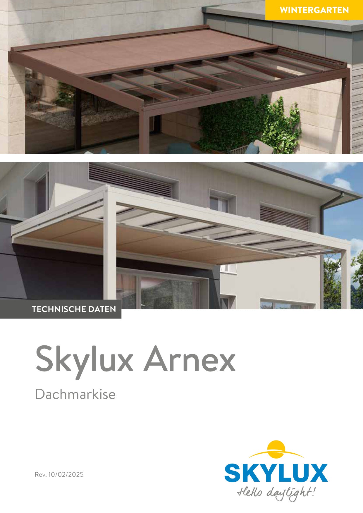 Technisch Dossier Zonwering Veranda - Skylux