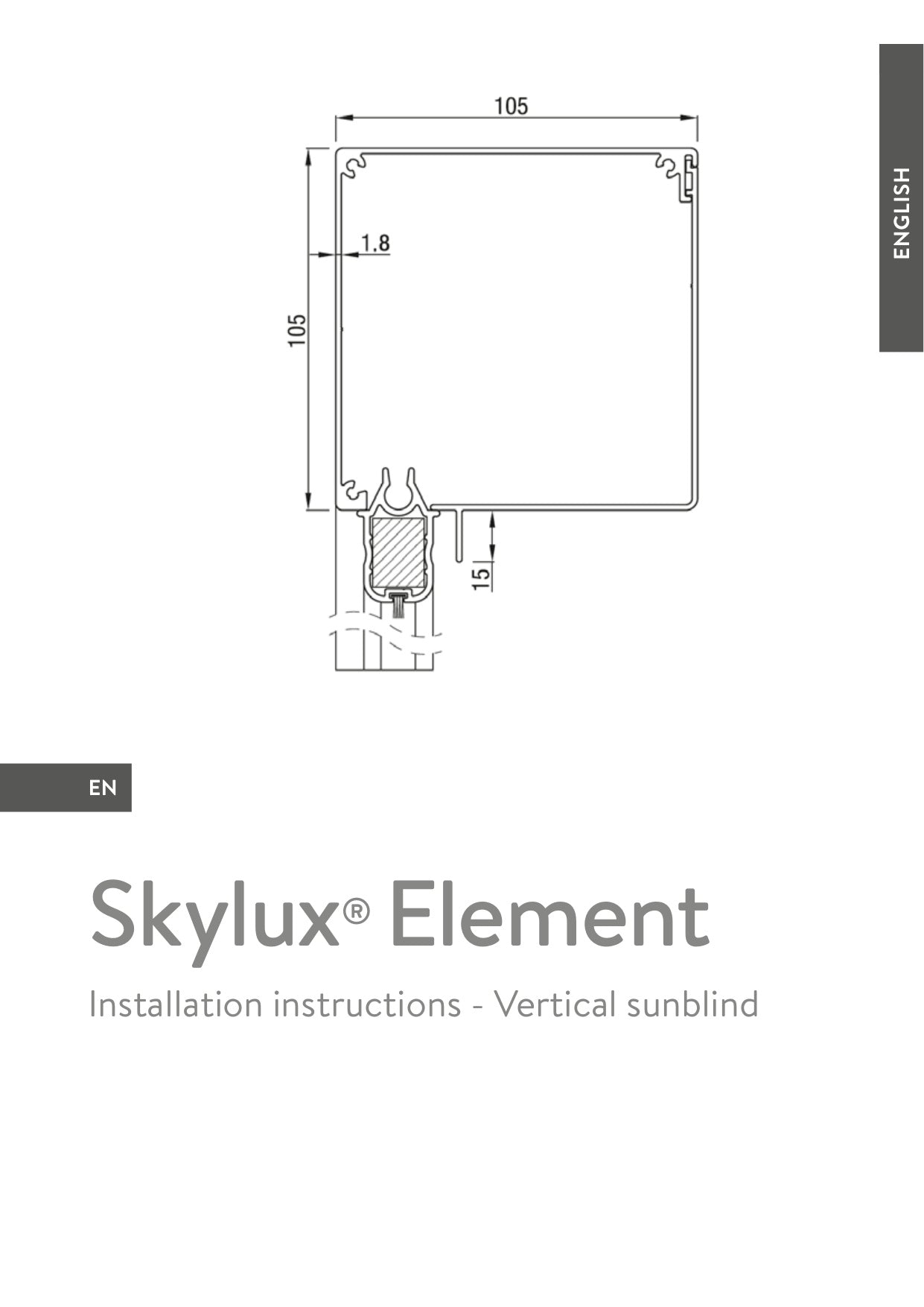 Montagehandleiding Zonwering Veranda - Skylux