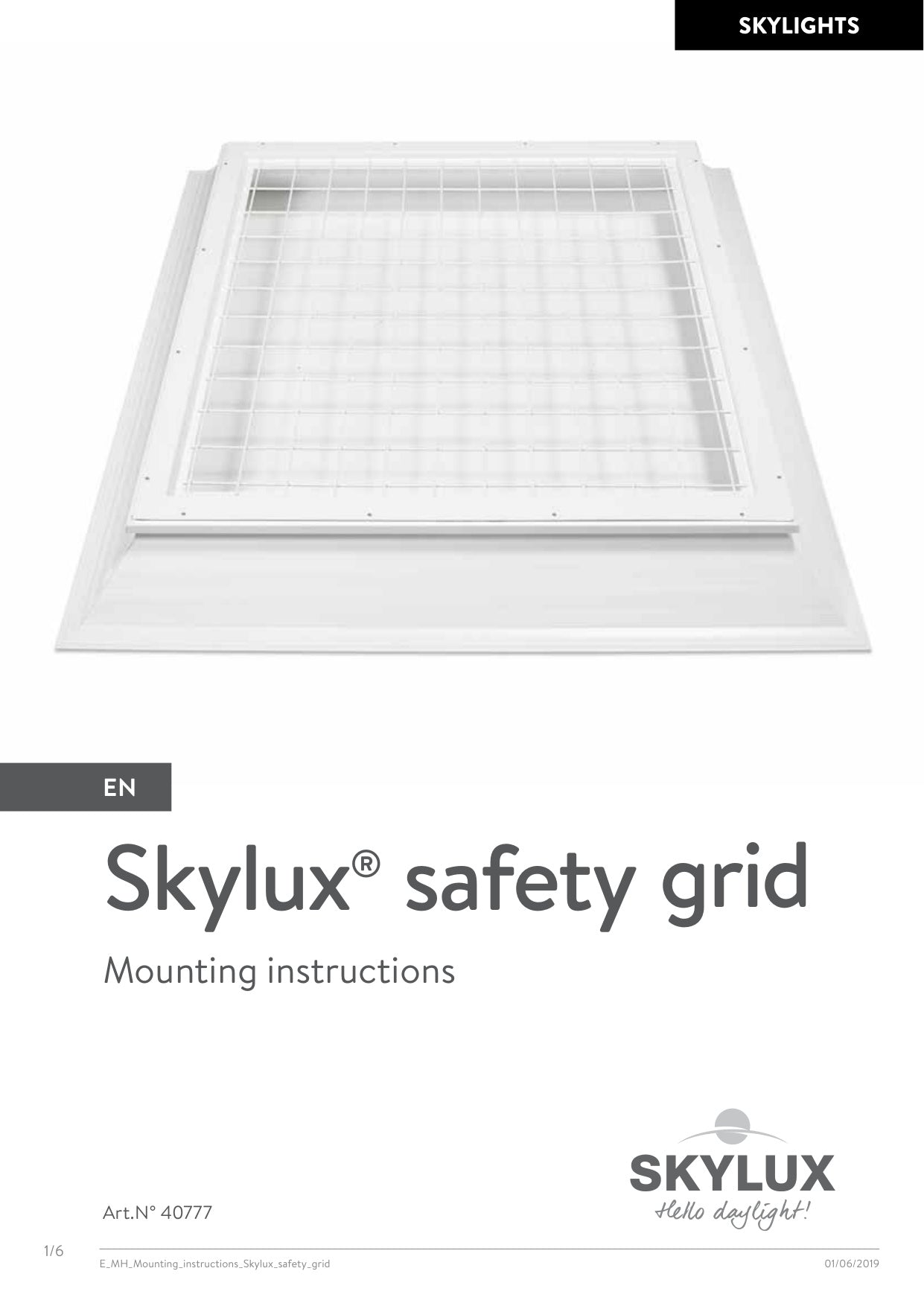 Notice de pose Accessoires & Accessoires - Skylux