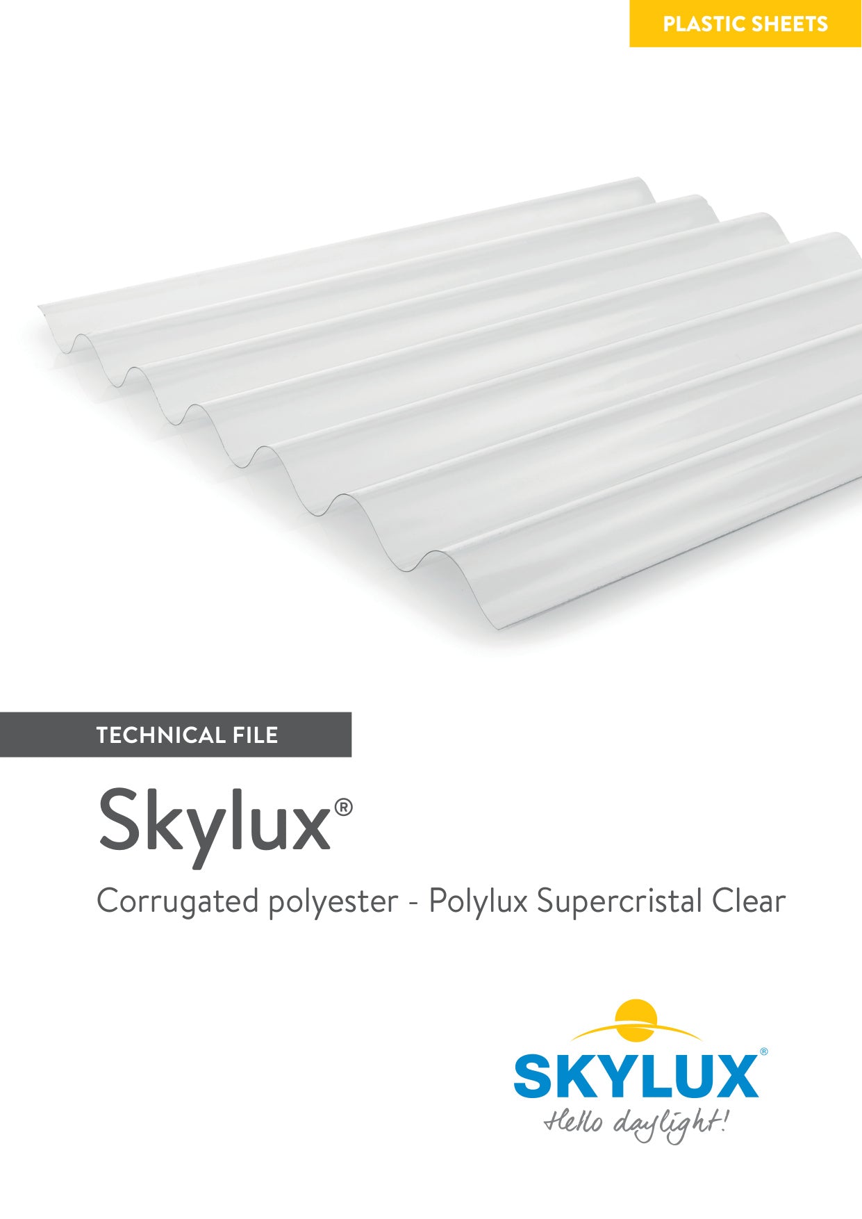 Dossier technique plaques synthétiques - Skylux