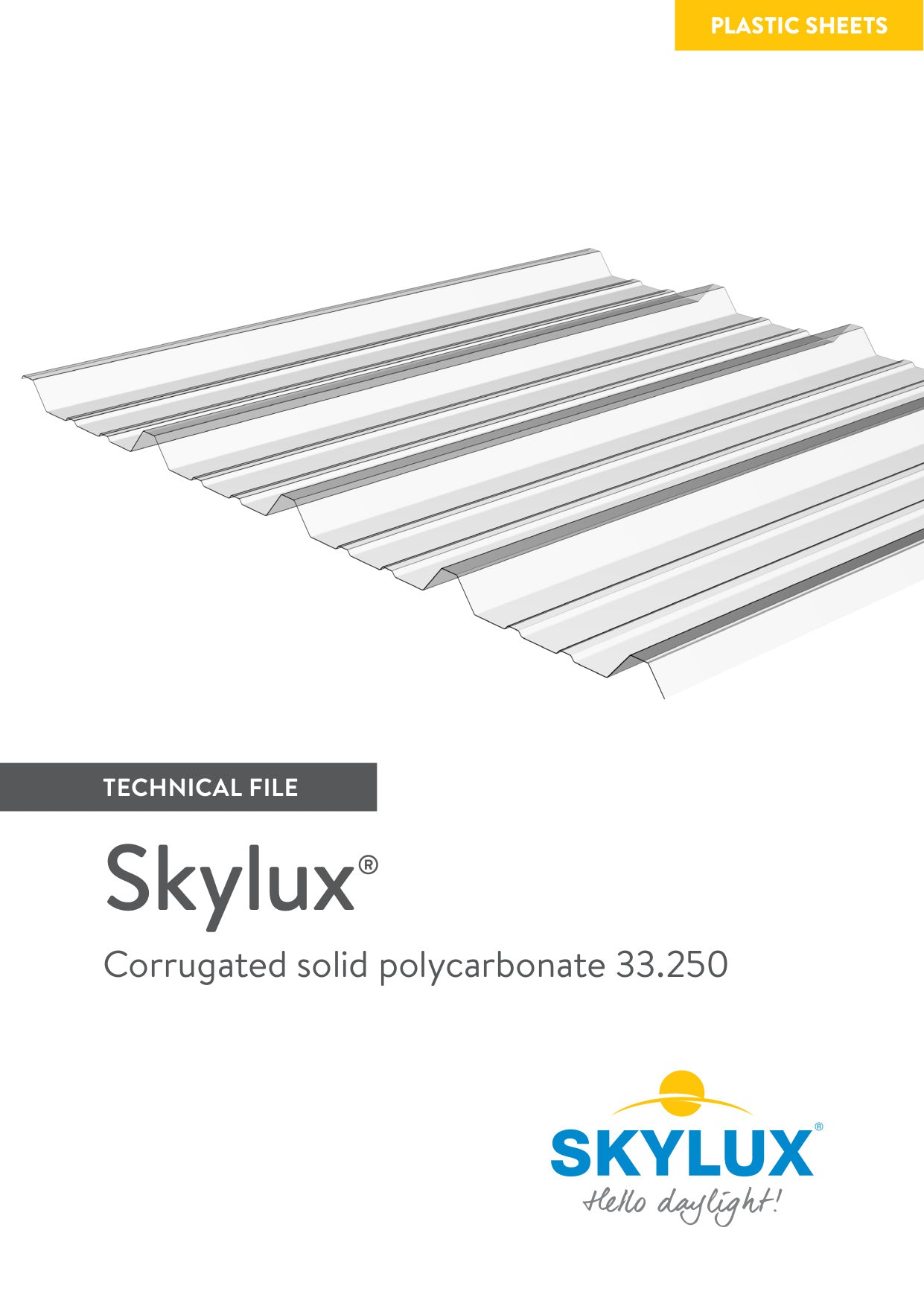 Dossier technique plaques synthétiques - Skylux