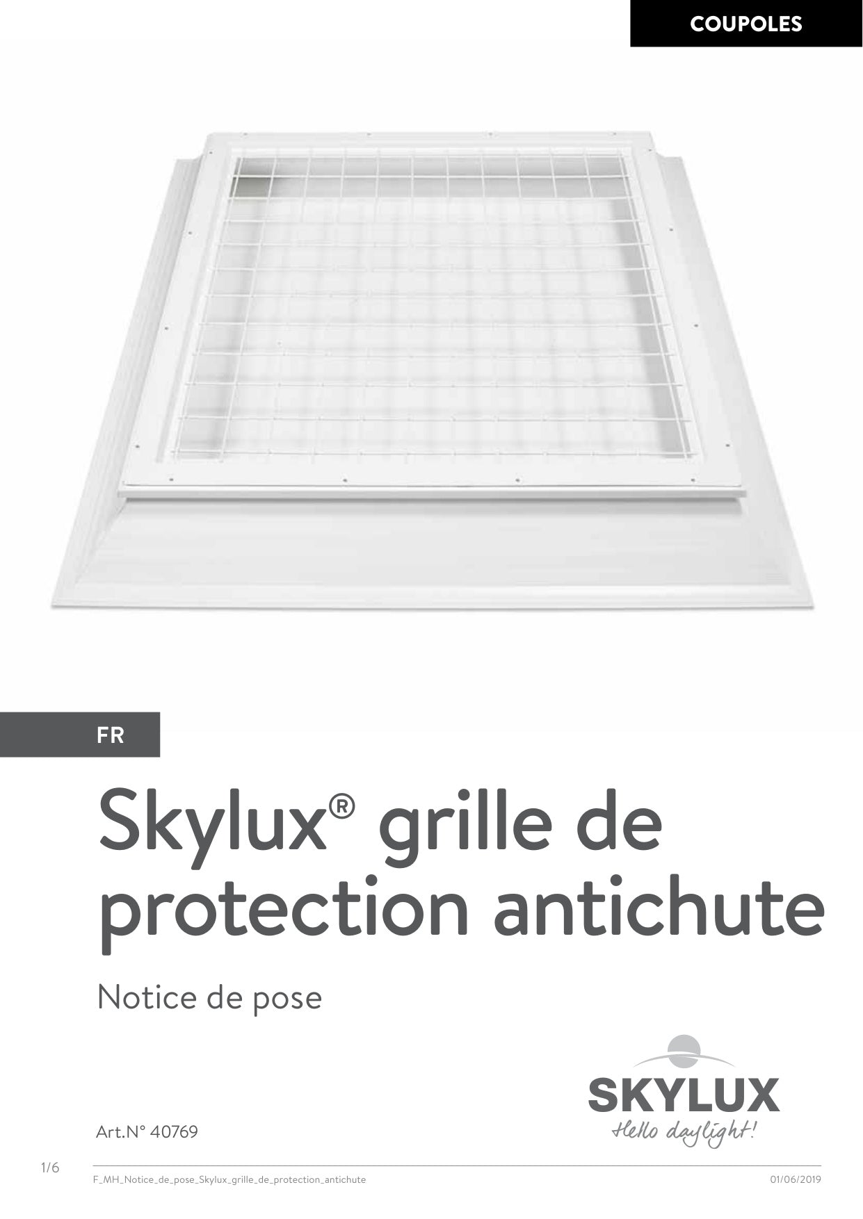 Notice de pose Accessoires & Accessoires - Skylux