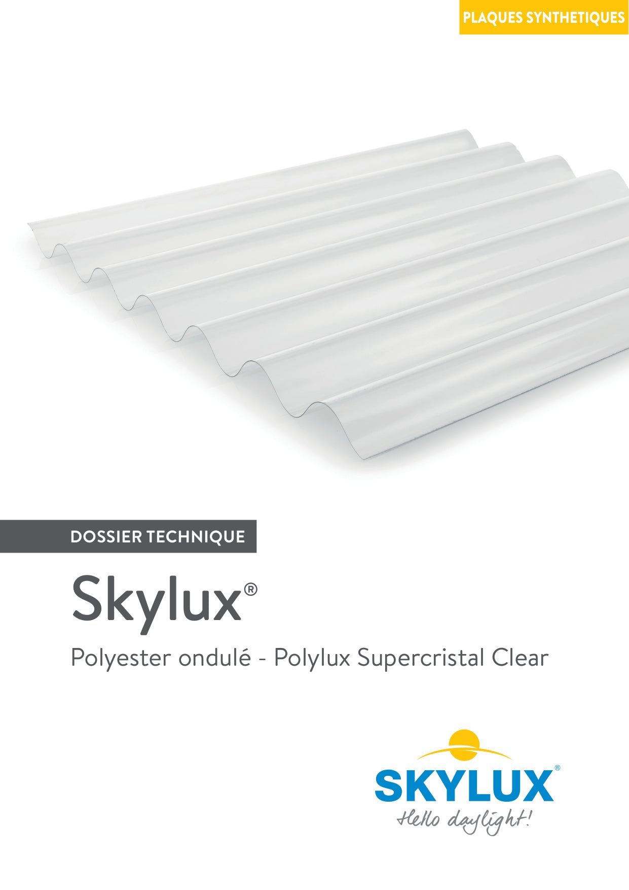 Dossier technique plaques synthétiques - Skylux