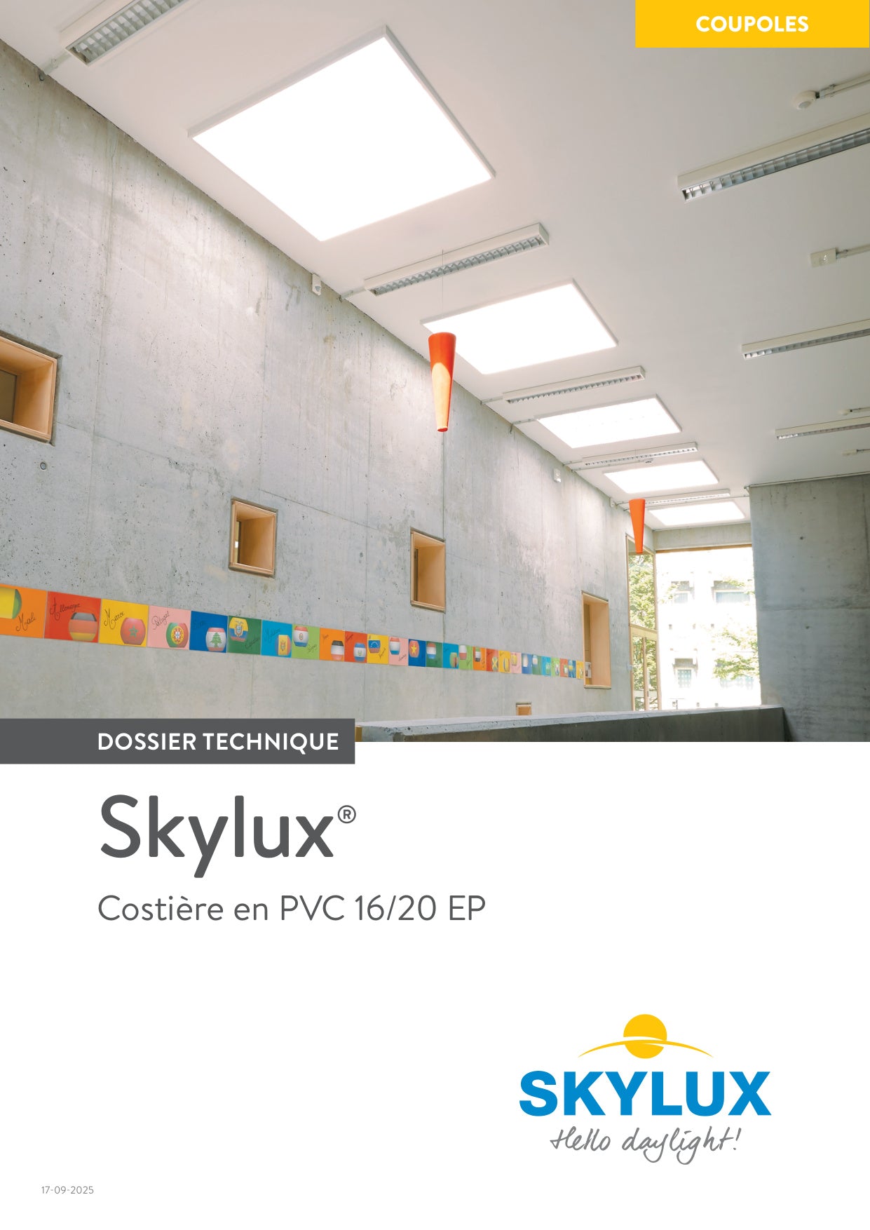 Dossier technique costières en PVC - Skylux