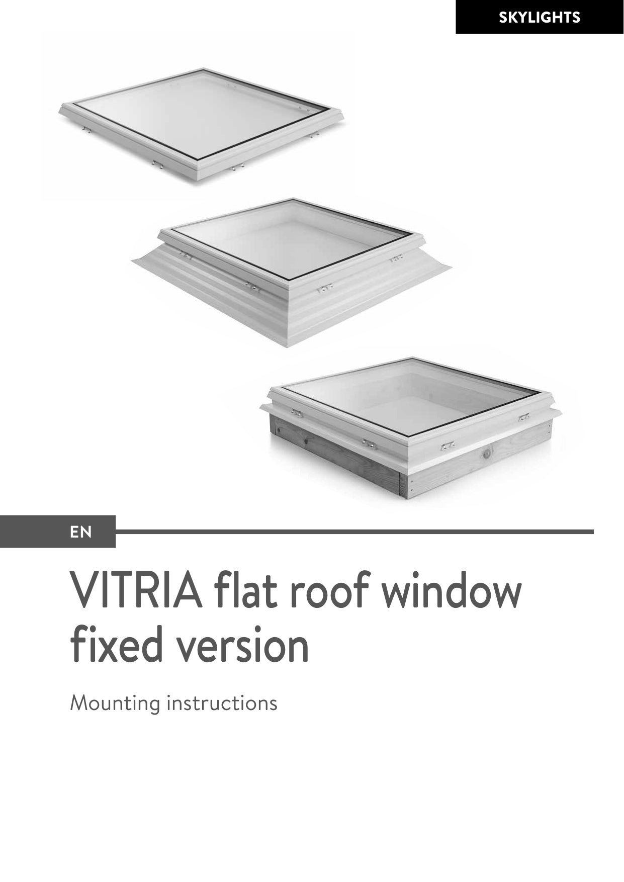 Montagehandleiding Vitria - Skylux
