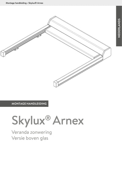 Montagehandleiding Zonwering Veranda - Skylux