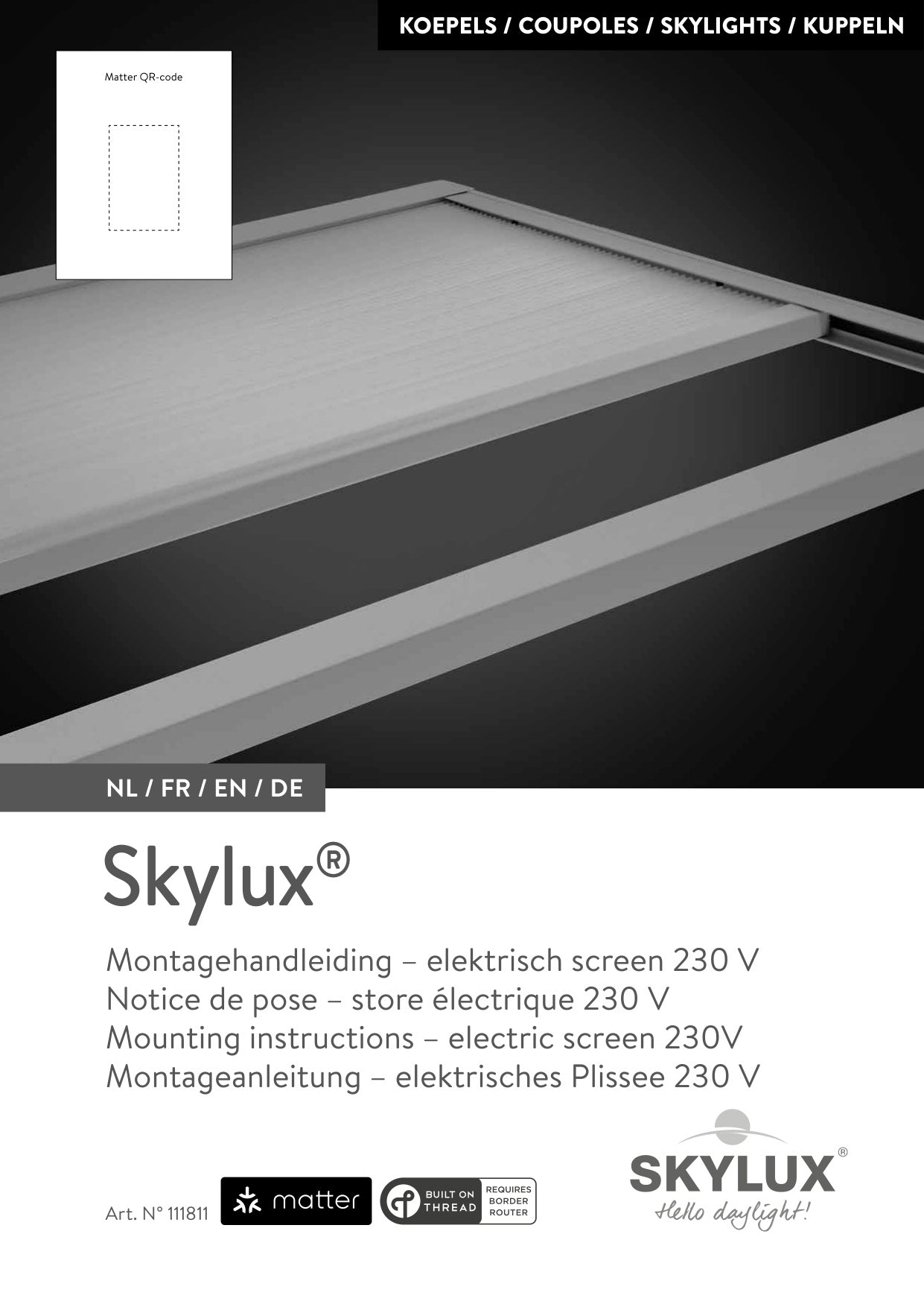Notice de pose Accessoires & Accessoires - Skylux