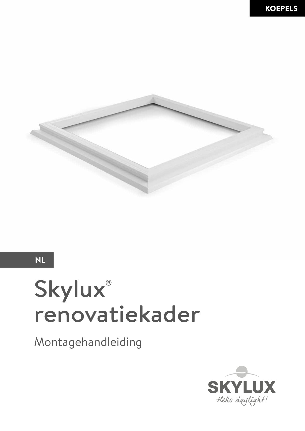 Montageanleitung Sanierungsrahmen