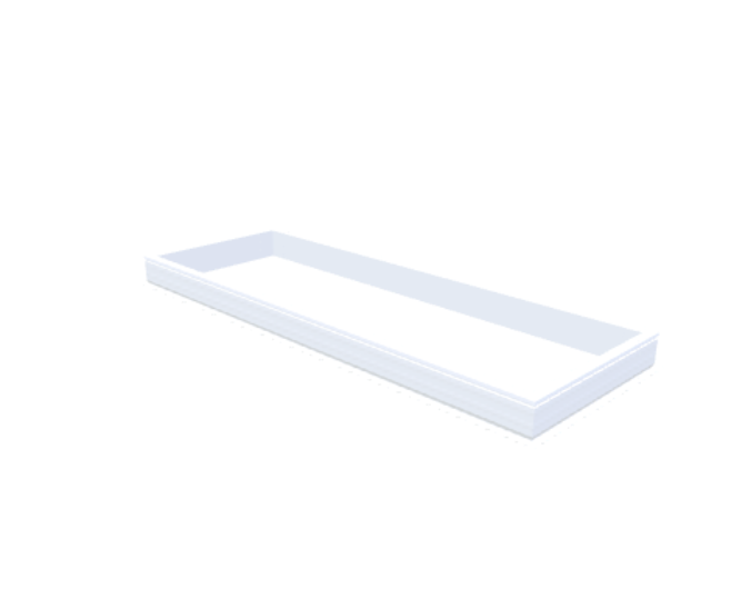 PVC-Opstand 100x300 cm - Skylux