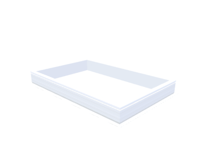 PVC-Opstand 105x165 cm - Skylux