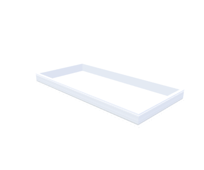 PVC-Opstand 130x280 cm - Skylux