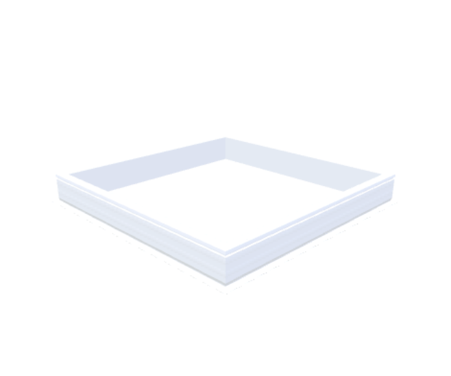 PVC-Opstand 150x150 cm - Skylux