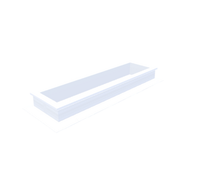 PVC-Opstand 30x130 cm - Skylux