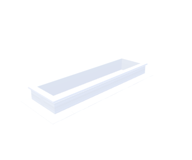 PVC-Opstand 30x130 cm - Skylux