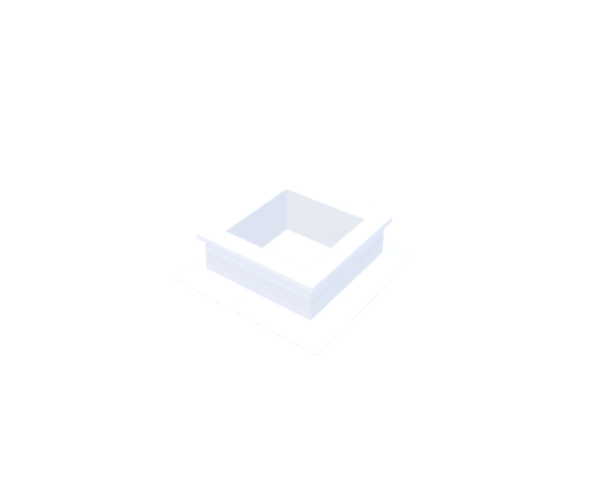 PVC-Opstand 30x30 cm - Skylux