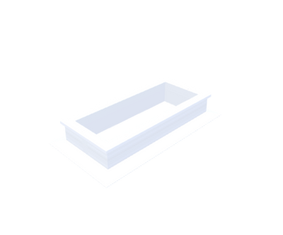 PVC-Opstand 30x80 cm - Skylux